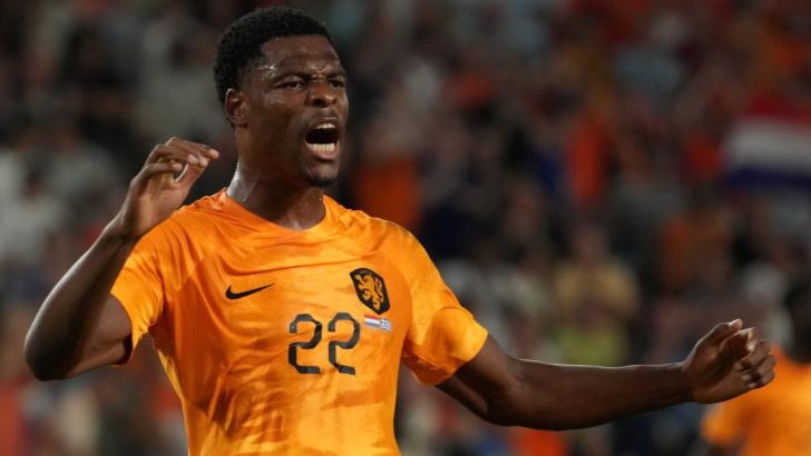 Denzel Dumfries is set to go up against Kylian Mbappe in Friday's Euro 2024 qualifier